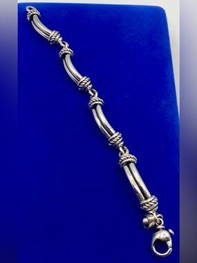 David Wysor Heavy Sterling Silver Link Bracelet